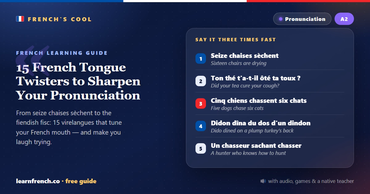 15 French Tongue Twisters to Sharpen Your Pronunciation — 5 things to know in 20 seconds