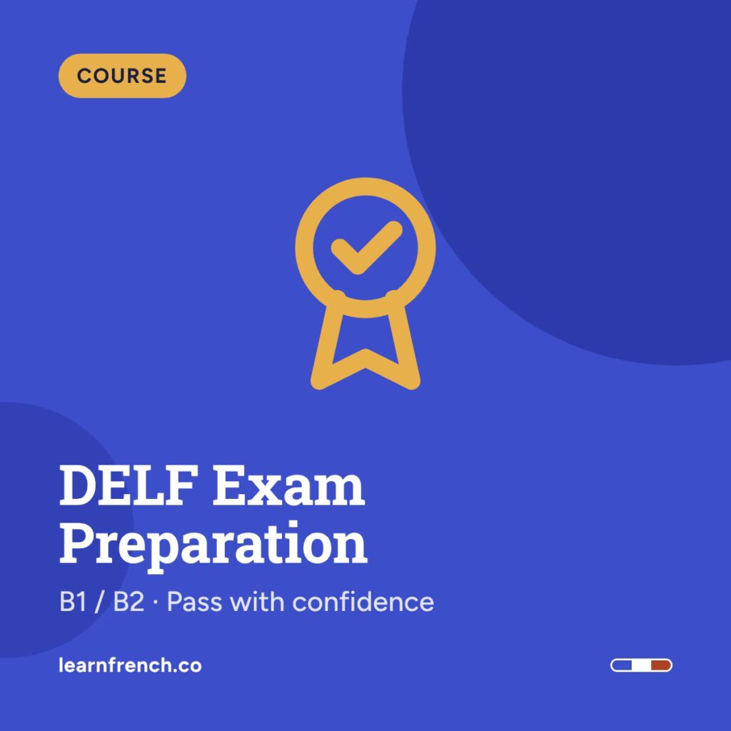 DELF Exam Preparation (B1 / B2), cover image
