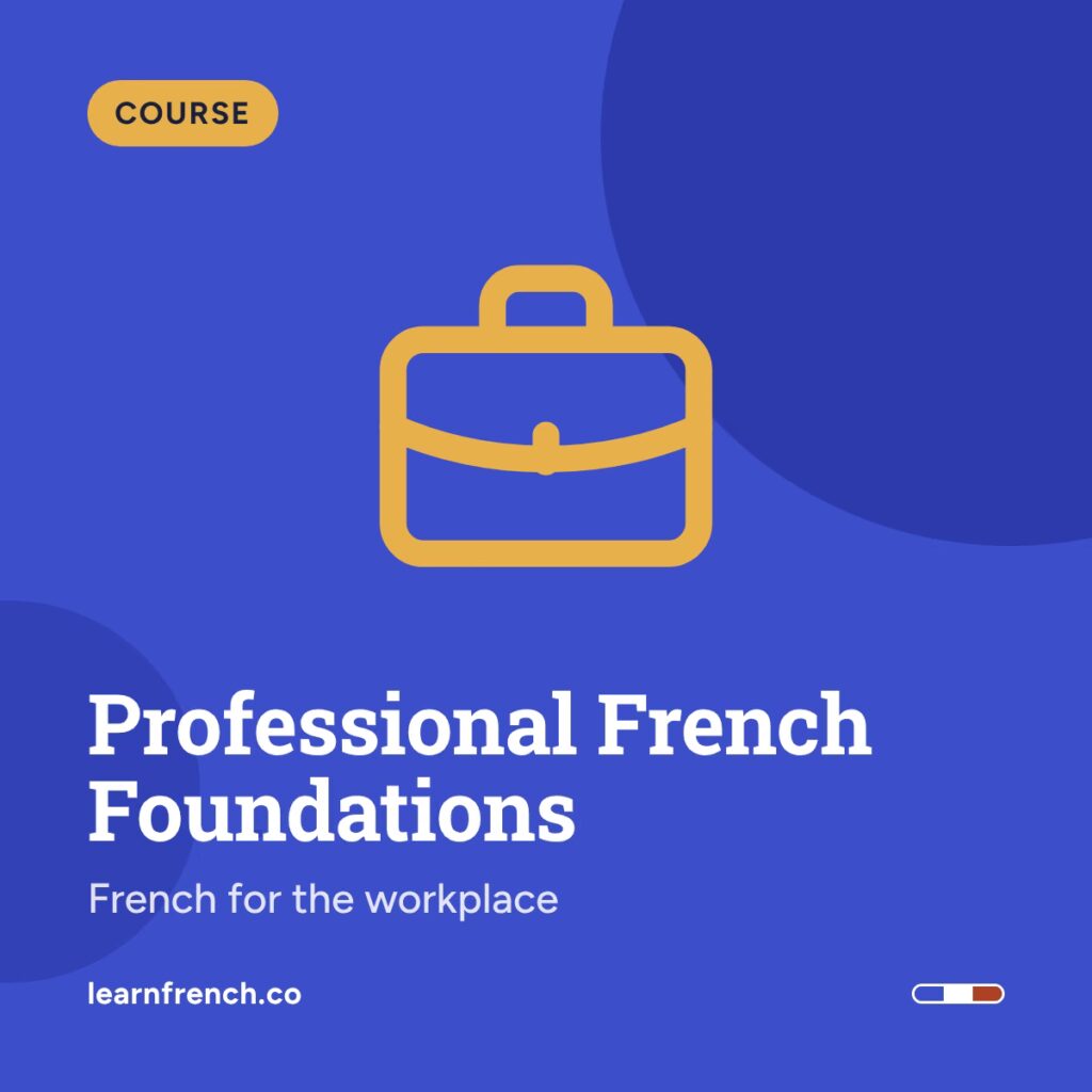 Professional French Foundations, cover image